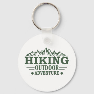 Outdoor hike hikers hiking adventure  keychain
