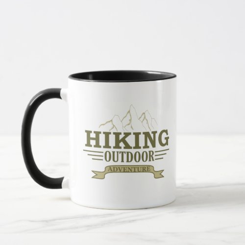 Outdoor hike hikers hiking adventure  mug
