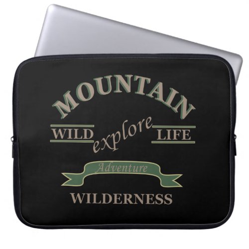 outdoor hiking adventure lover laptop sleeve