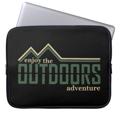 outdoor hiking lover laptop sleeve