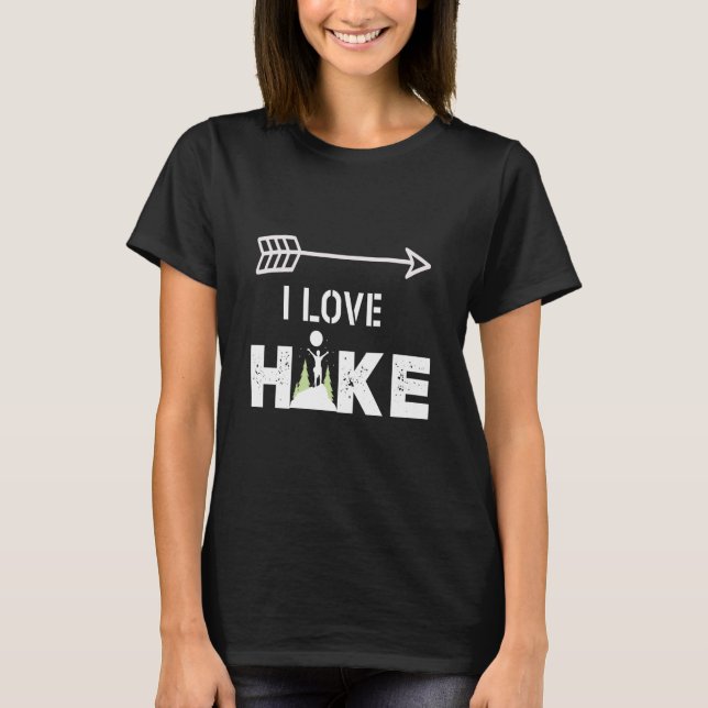 Outdoor Hiking Nature Lover Design T-Shirt (Front)