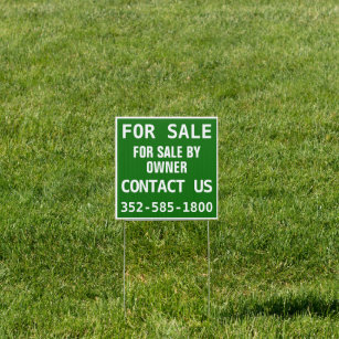 Outdoor House For Sale Sign Personalize Two Sided 