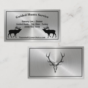 Outdoor Hunting Guide Service Professional Busines Business Card