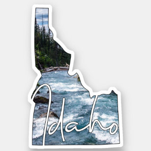 Outdoor Idaho State Sticker