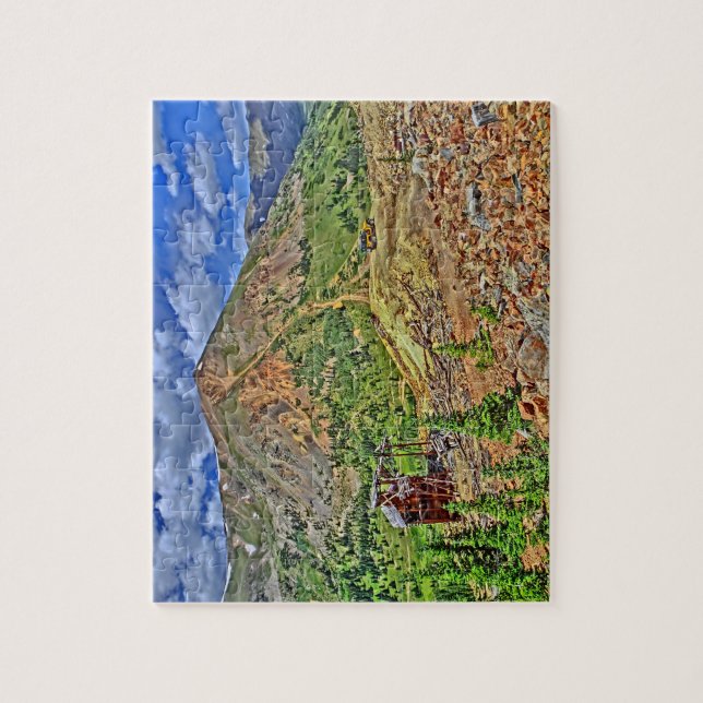 Outdoor jeep trail scenic puzzle (Vertical)