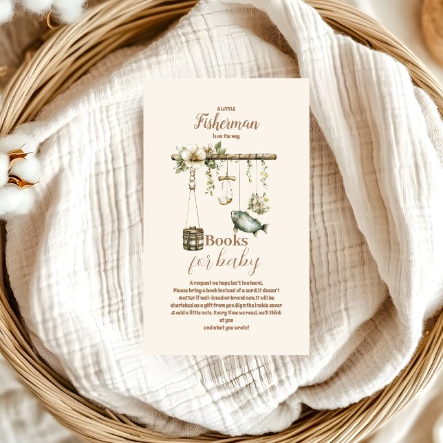 Outdoor Little Fisherman Fishing  Books for Baby  Enclosure Card (Creator Uploaded)
