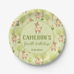Outdoor Llama kid’s birthday celebration  Paper Plates