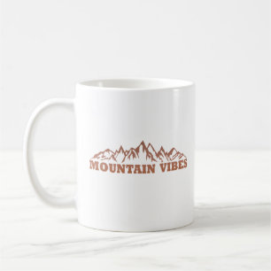 Outdoor mountain vibes adventure coffee mug