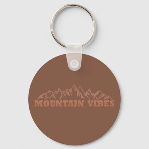 outdoor mountain vibes adventure keychain