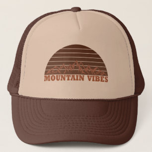 Outdoor mountain vibes hiking lover trucker hat