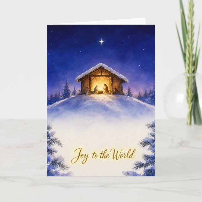 Outdoor Nativity Set Card (Front)