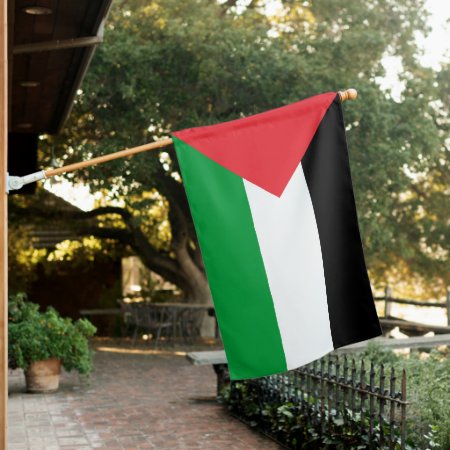 Outdoor Palestinian Flag