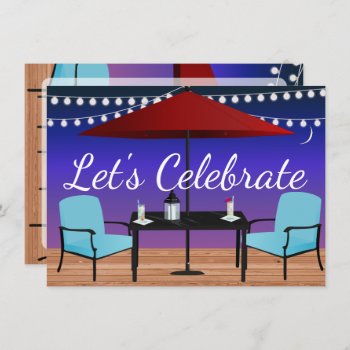 Outdoor Party Invitation by NightOwlsMenagerie at Zazzle