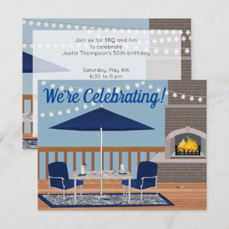 Outdoor Patio Party Invitation