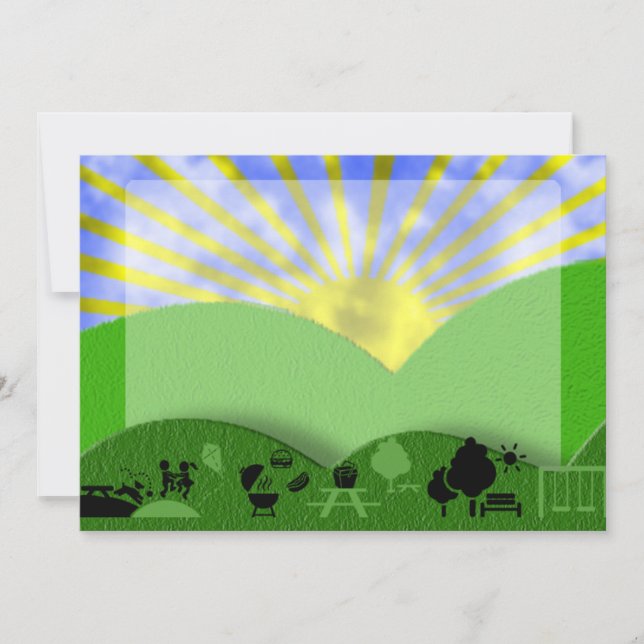 Outdoor Picnic Invitation Background (Front)