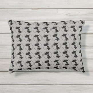 Outdoor Pillow, Lady of Ashes Outdoor Pillow