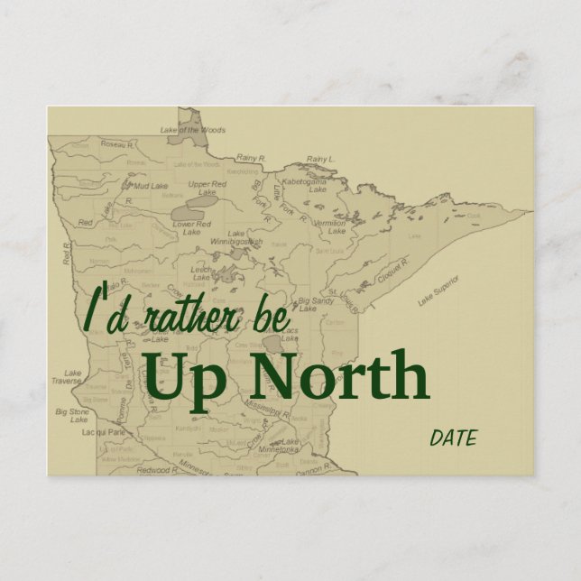 Outdoor Save the Date/Invitation Announcement Postcard (Front)