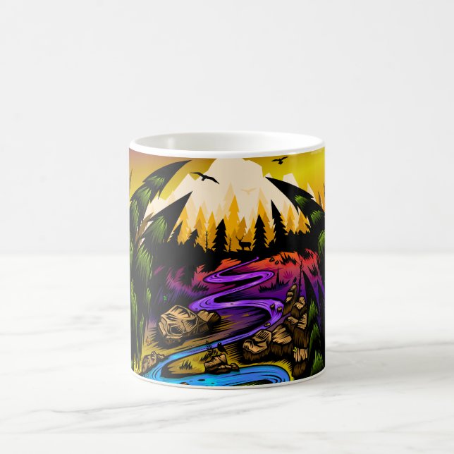 Outdoor Scene Coffee Mug (Center)