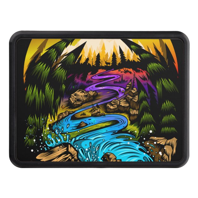 Outdoor Scene Hitch Cover (Front)