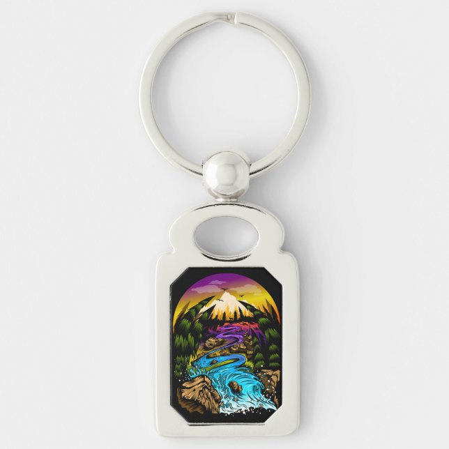 Outdoor Scene Keychain (Front)