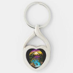 Outdoor Scene Keychain