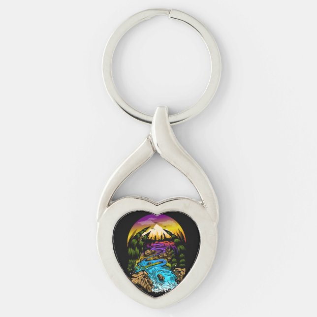 Outdoor Scene Keychain (Front)