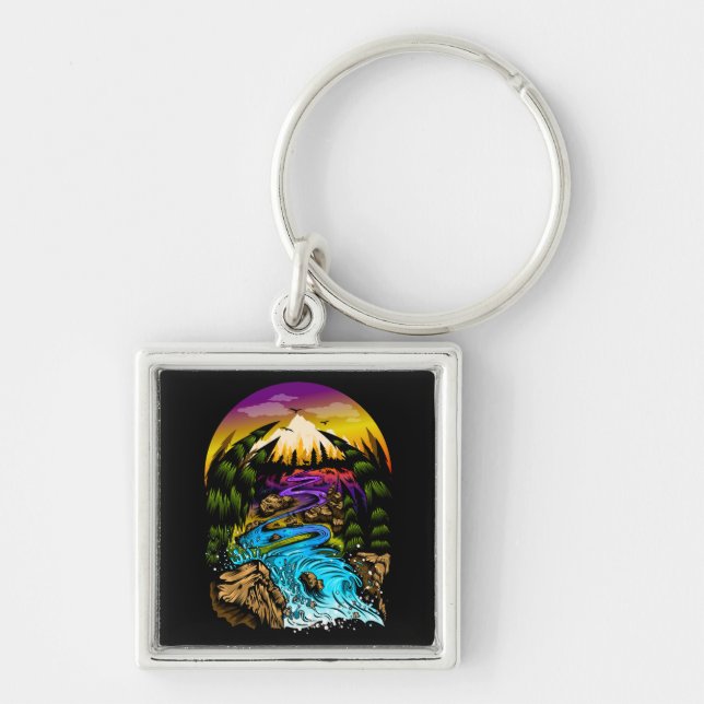 Outdoor Scene Keychain (Front)