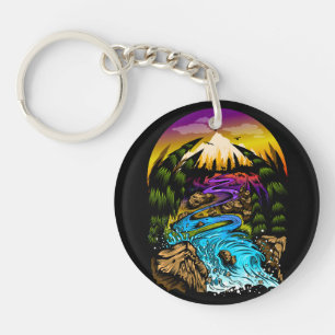 Outdoor Scene Keychain