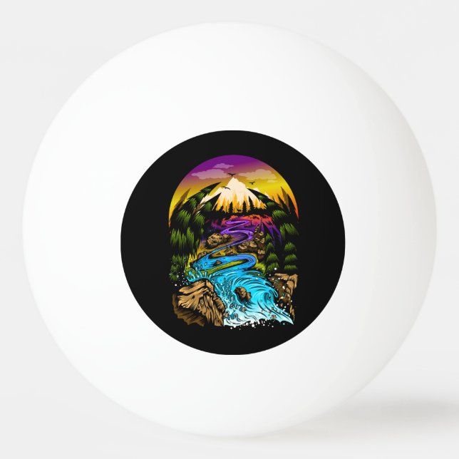 Outdoor Scene Ping Pong Ball (Front)