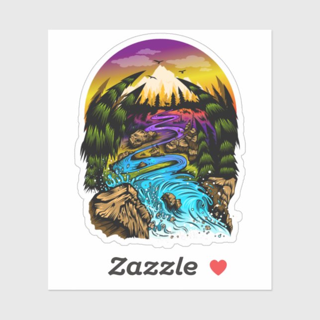 Outdoor Scene Sticker (Sheet)