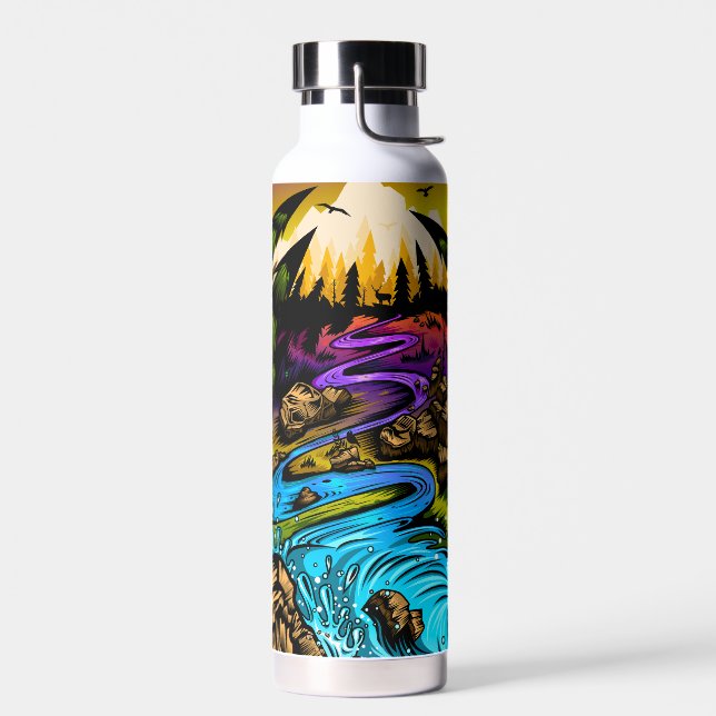 Outdoor Scene Water Bottle (Left)