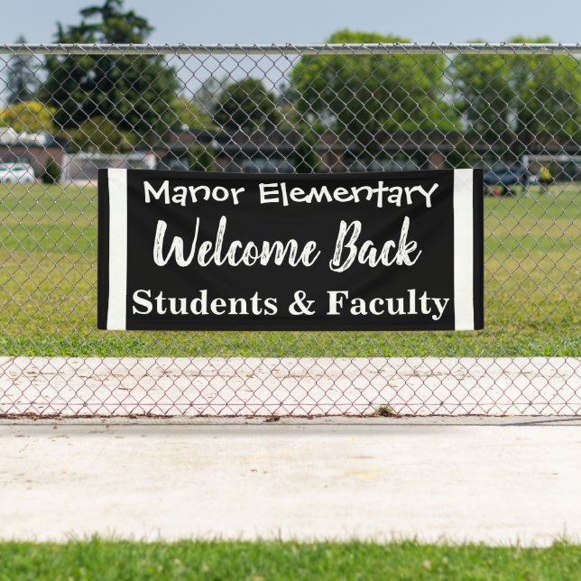 Outdoor School Welcome Back Banner (Insitu)