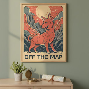 Outdoor Spirit Mountain Dog Adventure Poster