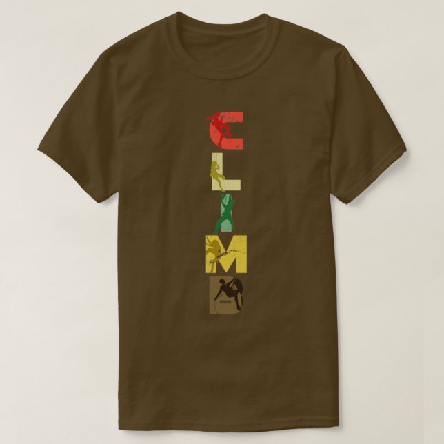 Outdoor Sports Climber Gift Climbing T-Shirt (Design Front)
