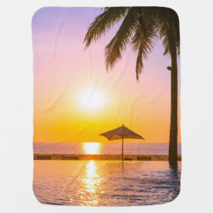 Outdoor Swimming Pool with Umbrella-23543 Baby Blanket
