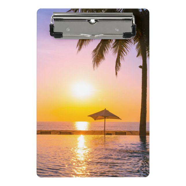 Outdoor Swimming Pool with Umbrella-23543 Mini Clipboard (Front)