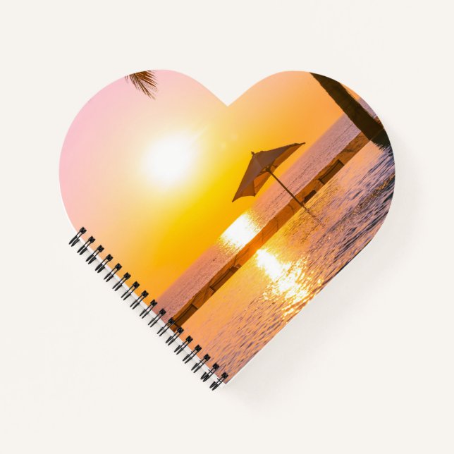 Outdoor Swimming Pool with Umbrella-23543 Notebook (Front)