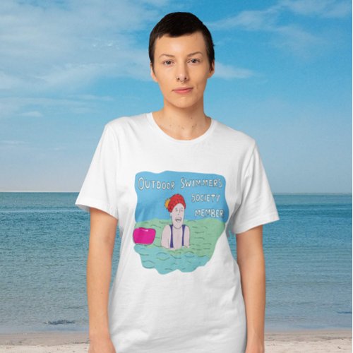 Outdoor swimming T_Shirt sea swimmers