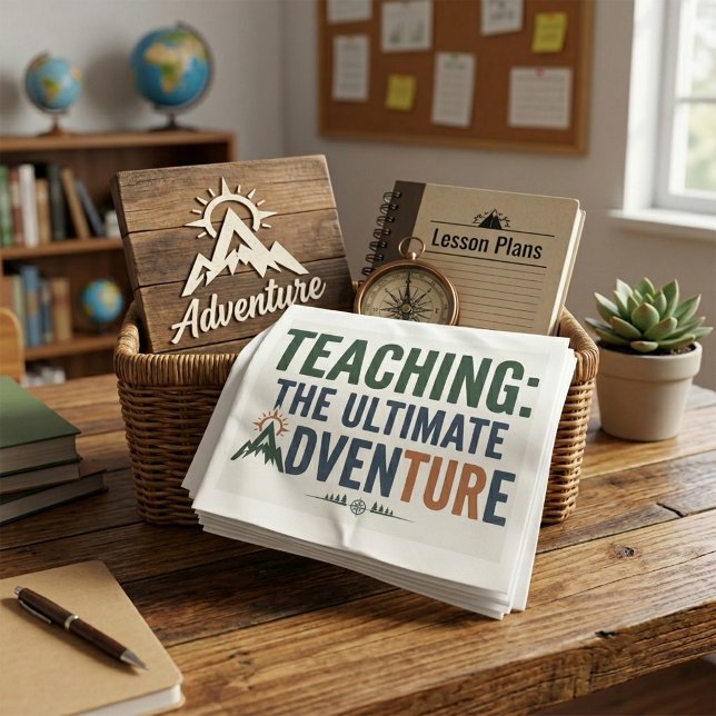 Outdoor Teacher Ultimate Adventure  Napkins (Creator Uploaded)