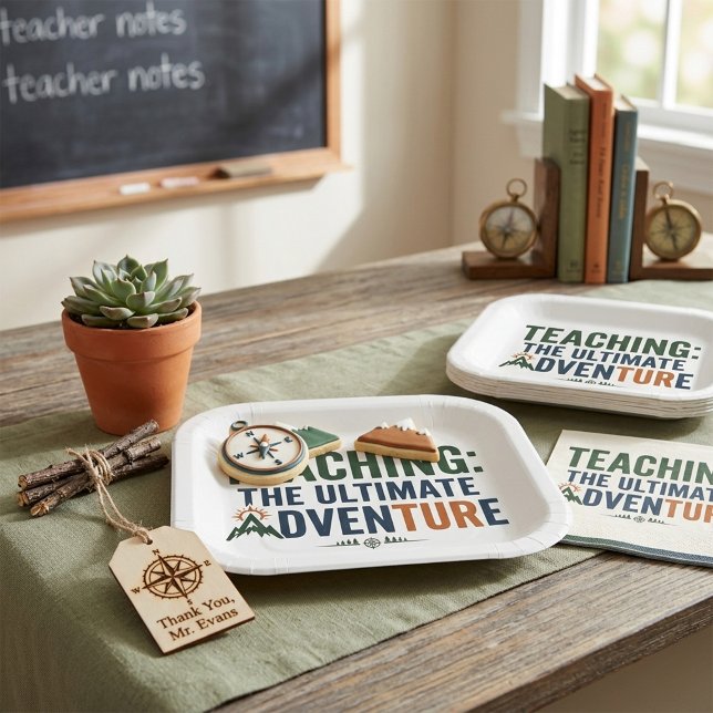 Outdoor Teacher Ultimate Adventure  Paper Plates (Creator Uploaded)
