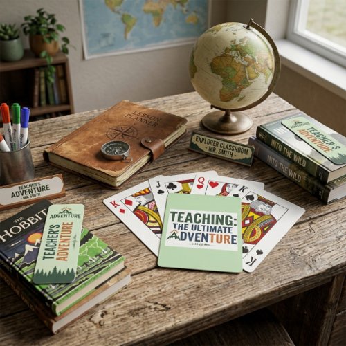 Outdoor Teacher Ultimate Adventure  Poker Cards