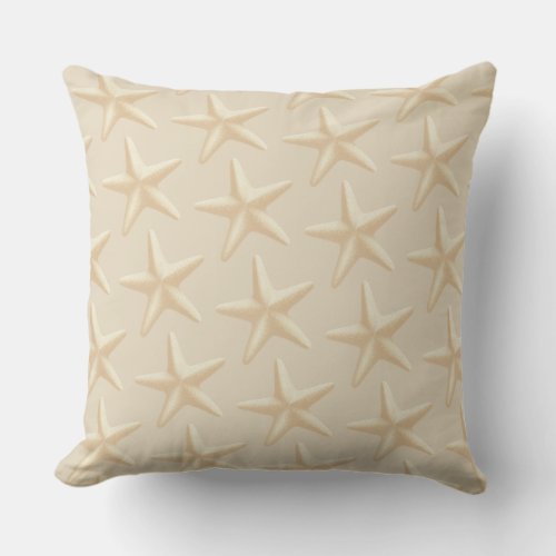 Outdoor Throw Pillow_Starfish Outdoor Pillow