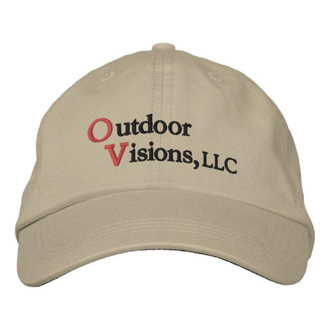 Outdoor Visions Low Profile Embroidered Baseball Cap (Front)