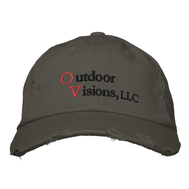 Outdoor Visions Low Profile Rugged Embroidered Baseball Cap (Front)