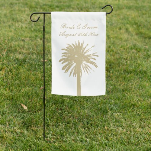 Outdoor wedding garden flags for chic beach party