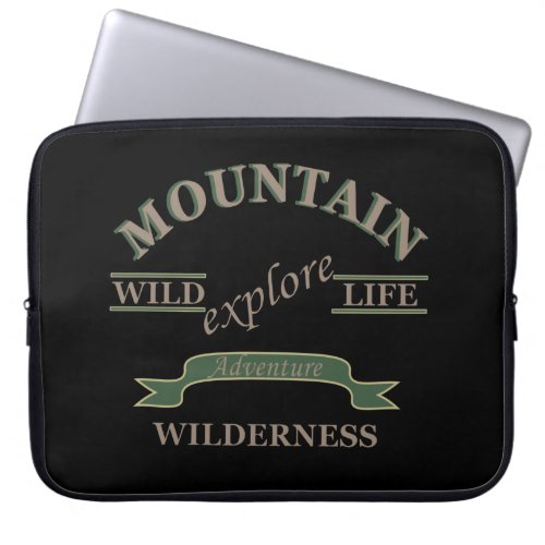 outdoor wild life hiking adventure lover laptop sleeve