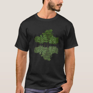 Outdoor Wildlife Trees Forest Reflection Nature T-Shirt