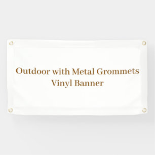 Outdoor with Metal Grommets 1.6' x 3' Vinyl Banner