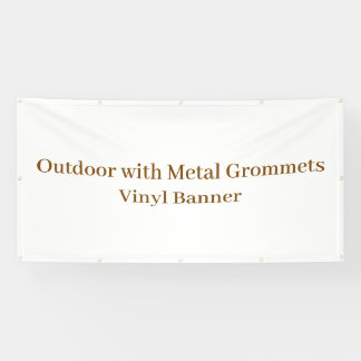 Outdoor with Metal Grommets 4' x 8' Vinyl Banner