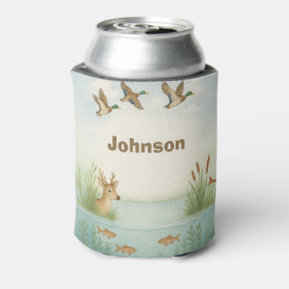 Outdoor Woodland Wildlife Can Cooler